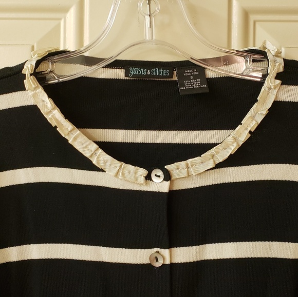 Sweater Lace Cardigan - Picture 4 of 6